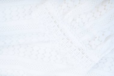 Dantel çiçekli beyaz arka plan. Desen arkaplan deseni.