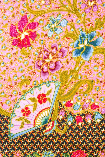 Beautiful Batik Patterns Become Traditional Malaysia — Stock Photo, Image