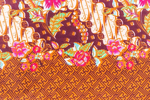 Detailed Pattern Batik Cloth — Stock Photo, Image