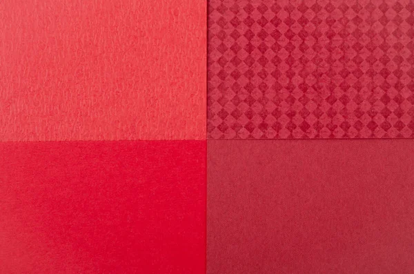 Textura Papel Rojo Mixto Abstracto Fondo Colorido — Foto de Stock