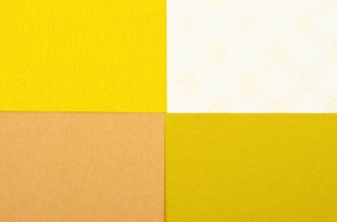 Soyut karışık sarı kağıt dokusu renkli arkaplandır.