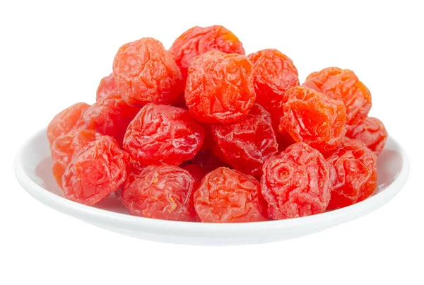 배경에 분리되어 설탕물에 말린붉은 중국식 — 스톡 사진