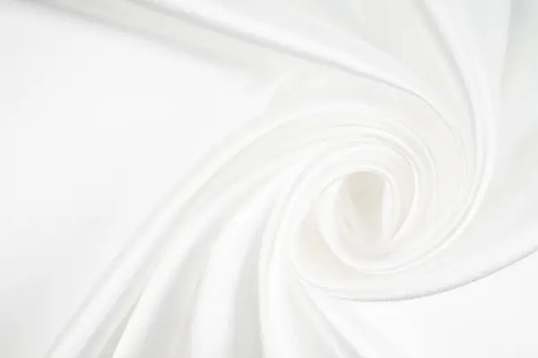 Fehér Színű Selyem Textúra Háttér — Stock Fotó