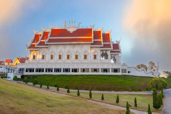 Wat Huay Pla Kang Dea Della Misericordia Chiang Rai Statua — Foto Stock