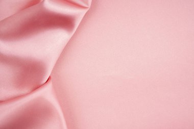 Pembe İpek Dalgalı Doku Arkaplanı.