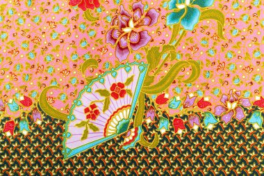 Güzel sanat Malezya ve Endonezya Batik desen
