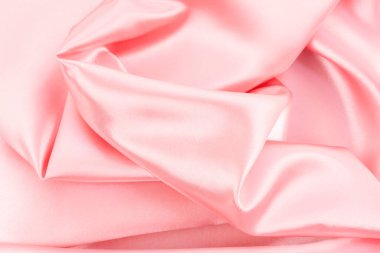 Pembe renk ipeği dokusu arkaplanı.