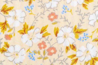 bez kumaş üzerine desen çiçek.