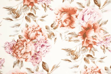 Renkli retro duvar halısı desenli, arka plan olarak kullanışlı çiçek süsü. Çiçekli tekstil ya da kumaş, makro shot. Kumaş dokusu. doku, tekstil, kumaş,