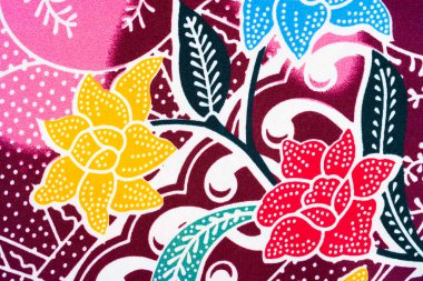 Geleneksel Endonezya Batik Deseni, Arkaplan olarak Doku.