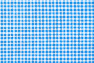Arkaplan için kullanılabilecek mavi renk gingham denetim deseni