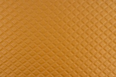 Kahverengi renkli makro deri doku, sentetik deri kahverengi arka plan dokusu. Kahverengi deri desenli arka plan.