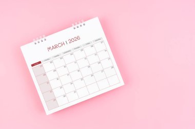 Randevu alabilmek için 2026 yılının Pembe Masa Takvimi.