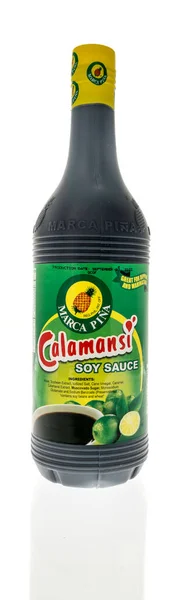 Stock image Winneconne, WI - 19 March 2023: A package of Calamansi soy sauce on an isolated background.