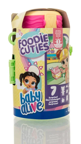 Winneconne Juli 2023 Ein Paket Mit Baby Alive Foodie Cuties — Stockfoto