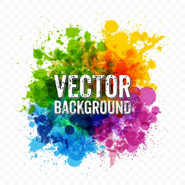 Abstract Background Colors Splashes Your Design Vector Illustration — Stock Vector