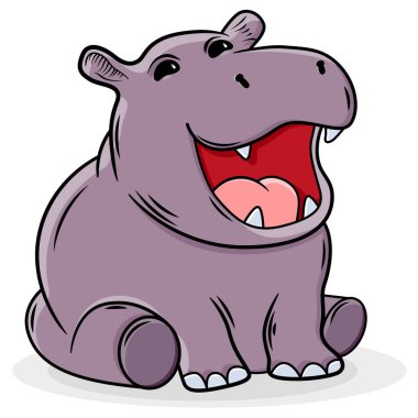 Neşeli suaygırı çizimleri her türlü tasarım ve sanat eserine neşeli ve neşeli titreşimler katarak çocuk çizimleri ve eğlenceli temalar için mükemmeldir. Vektör illüstrasyonu.