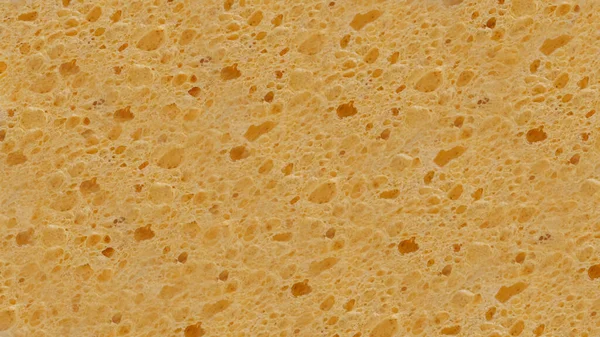 stock image background of the bread close-up with a pattern of the texture of an orange sponge.