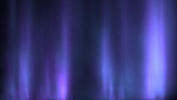 Resumen Púrpura Aurora Luces Fondo — Vídeo de stock