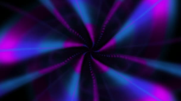 抽象的な催眠術ケルドーコープ 魔法のライトの動き — ストック動画