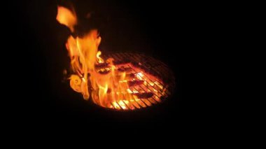 Barbeküde Adana kebabı