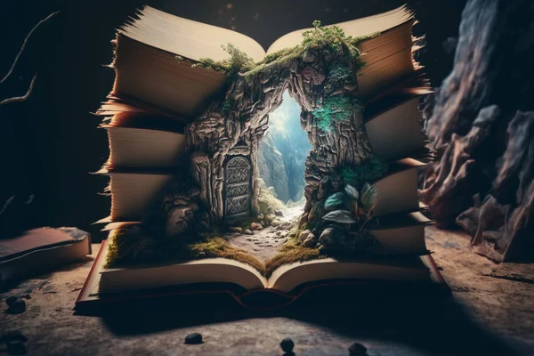 Reading the books opens the way to new stories, other worlds, fairy tales, fantasy novellas, and short stories. Abstraction and Imagination.Magic and Knowledge. Paper pages