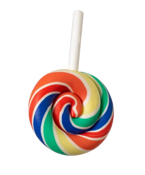 Lollipop Set Fly White Background — Stock Photo, Image