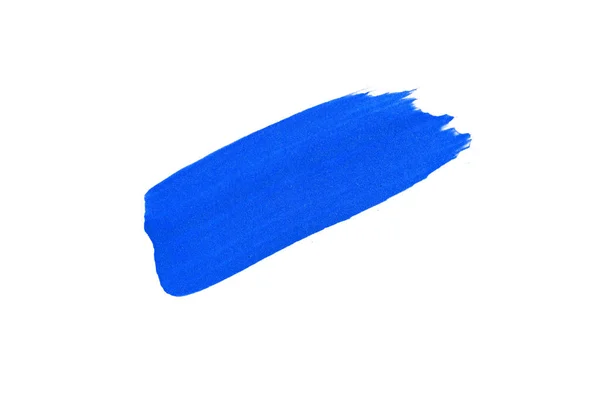 Acquerello Blu Impostato Sfondo Bianco — Foto Stock