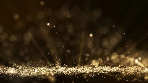 Dust particle explosion, Light ray effect, motion titles cinematic background