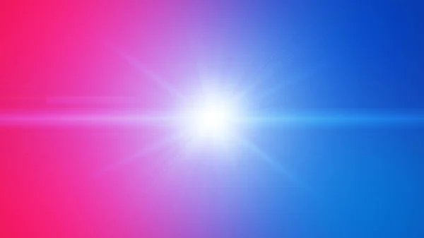 Red Blue flare light beam explosion effect abstract background.