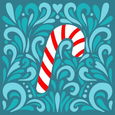 Noel Vektörü illüstrasyonu. Mutlu Noeller vektör resmi.