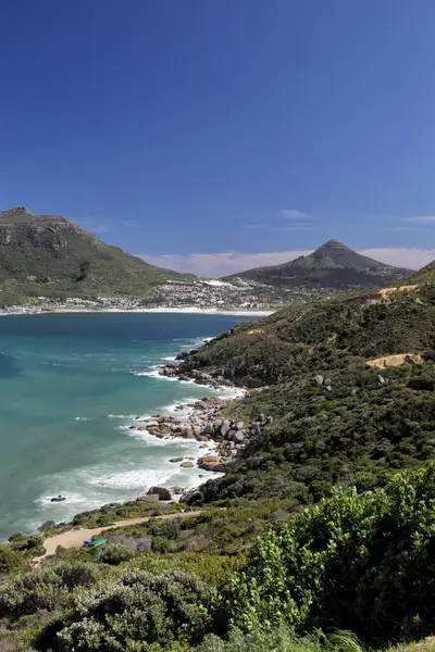Вид Залив Хаут Бей Кейптаун Южная Африка Чапманс Пик Драйв — стоковое фото