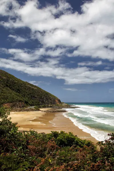 Kustlandskap Nära Lorne Vid Great Ocean Road Victoria Australien Stockfoto