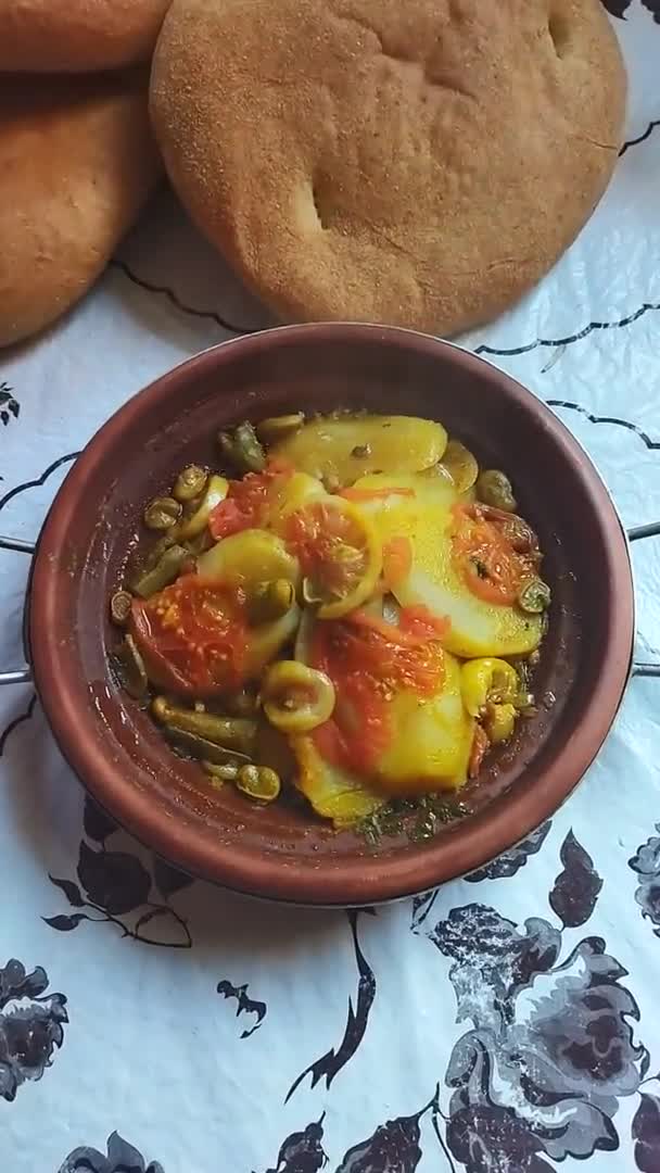 Tajine Marocchina Beldi Deliciou — Video Stock