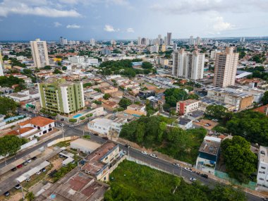 Yazın Cuiaba Mato Grosso Brezilya 'da havacılık şehri manzarası
