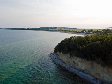Mecklenberg Vorpommern Kuzey Almanya 'daki Rugen Adası' ndaki sahil manzarası