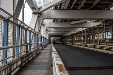 The Rainbow Bridge, Odaiba, Tokyo Bay, Japan.
