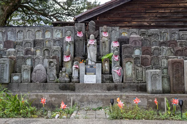 Monumentos Piedra Cementerio Kanazawa Ishikawa Japón — Foto de Stock