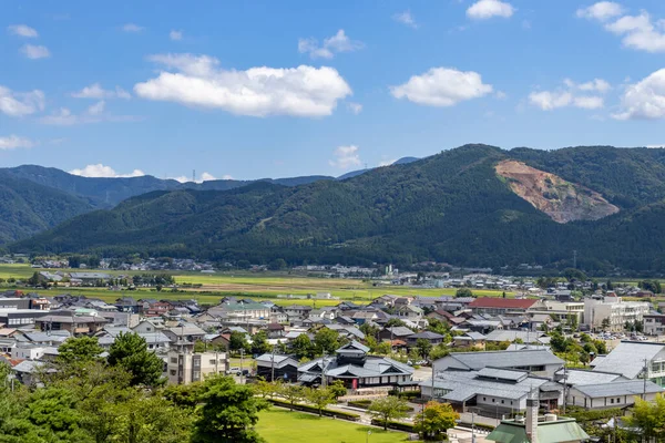 Veduta Maruoka Dal Castello Maruoka Sakai Prefettura Fukui Giappone — Foto Stock