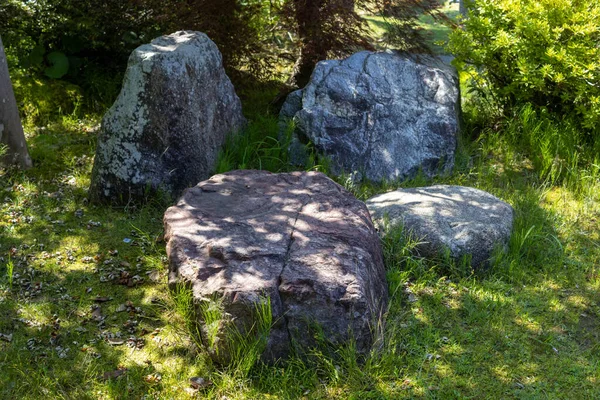 Ornamental Arrangement Large Stones Kanazawa Ishikawa Japan — Stock Photo, Image