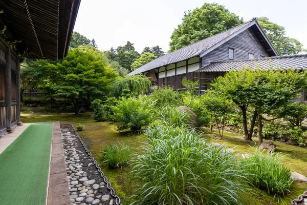 Edificios Del Templo Daijouji Templo Budista Soto Zen 700 Años —  Fotos de Stock