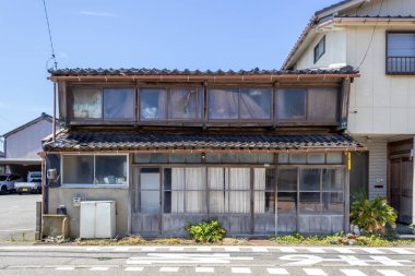 Terk edilmiş dükkan, Kanazawa, Ishikawa, Japonya.