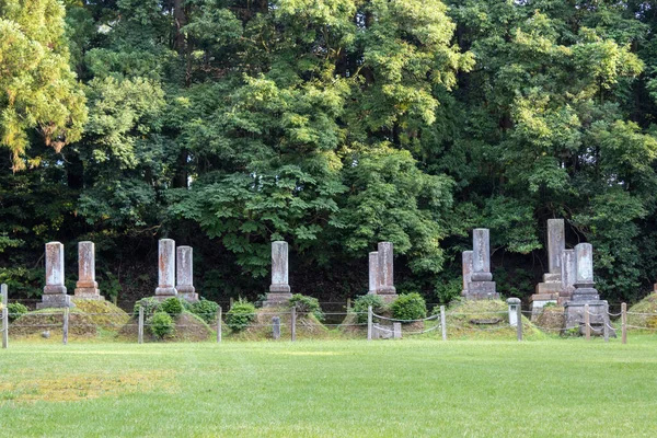 Tombes Commémorant Des Morts Guerre Plusieurs Nationalités Nodoyama Kanazawa Japon — Photo