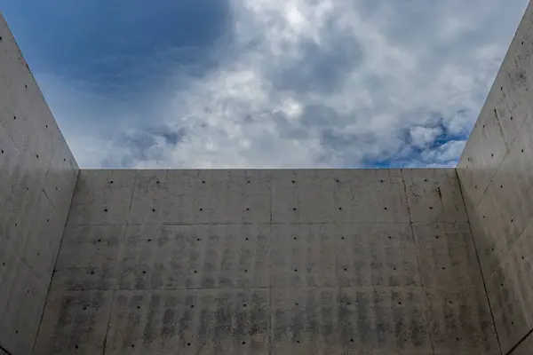 stock image The Space of Emptiness at the Kitaro Nishida Museum of Philosophy, Uchinada, Ishikawa, Japan. The architect was Tadao Ando.