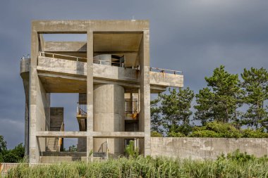 Mattou Sahil Parkı Dinlenme Yeri, Tokumitsucho, Hakusan Şehri, Ishikawa Bölgesi, Japonya 1992 yapımı Ken Matsushima Mimarlar