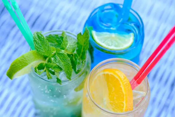 Yaz içkileri ferahlatıcı! Deniz aygırı ve nane kombinasyonları güneşli bir gün için mükemmel.