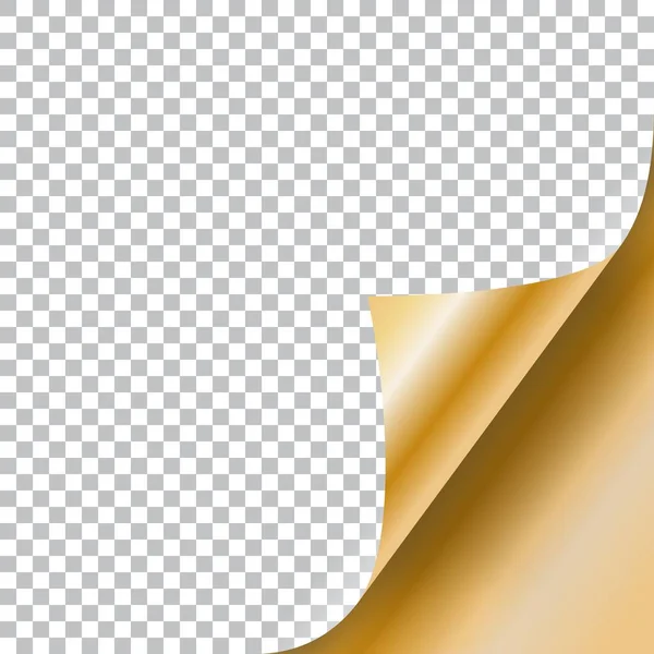 Curly Page透明な影のコーナーリアルなイラスト あなたのデザインに適用する準備ができました ドキュメント テンプレート ポスター チラシのグラフィック要素 ベクターイラスト — ストックベクタ