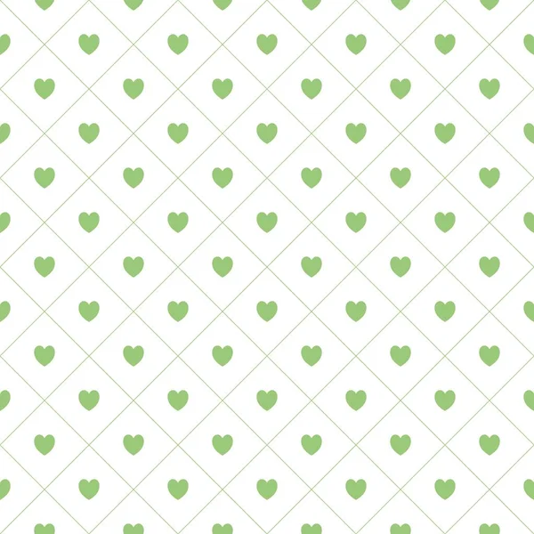 Seamless Pattern Hearts Romantic Background Wedding Birthday Valentine Day Vector — Stock Vector