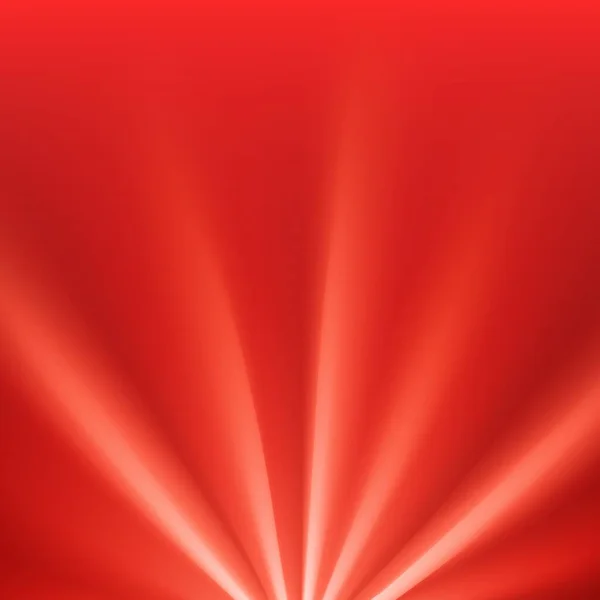 Röda Färgade Strålar Med Färgspektrum Utflytning Abstrakt Påfallande Effekt Med — Stock vektor