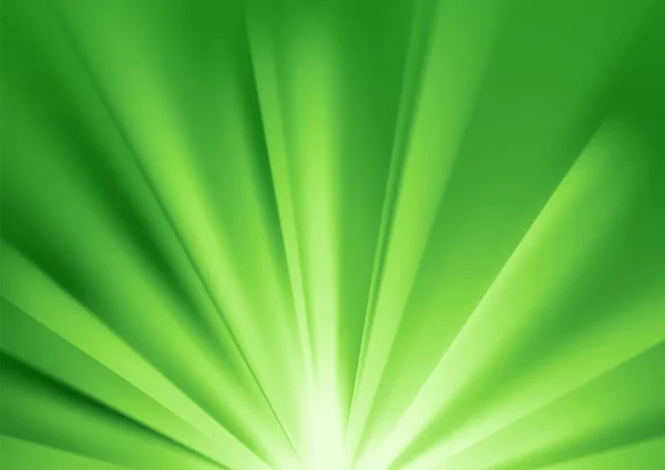 Raios Cor Verde Com Brilho Espectro Cores Efeito Flagrante Abstrato — Vetor de Stock